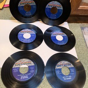Six 45 Lot “Baby Love/Ask Any Girl" - The Supremes - Motown M-1066, M-1162, 1137
